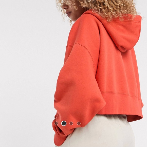 Nike Essentials Cropped Zip Up Sweatshirt Spring - Picture 3 of 6